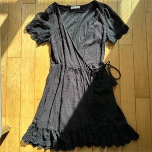 Zara Lace Eyelet Black Summer Fba 4